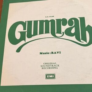 Gumrah Original Soundtrack Vinyl record. Classic songs.